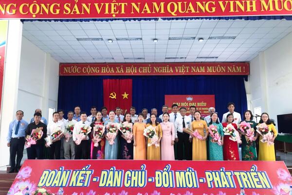 UỶ BAN MẶT TRẬN TỔ QUỐC VIỆT NAM XÃ NGHĨA MỸ TỔ CHỨC ĐẠI HỘI LẦN THỨ VIII, NHIỆM KỲ 2024-2029